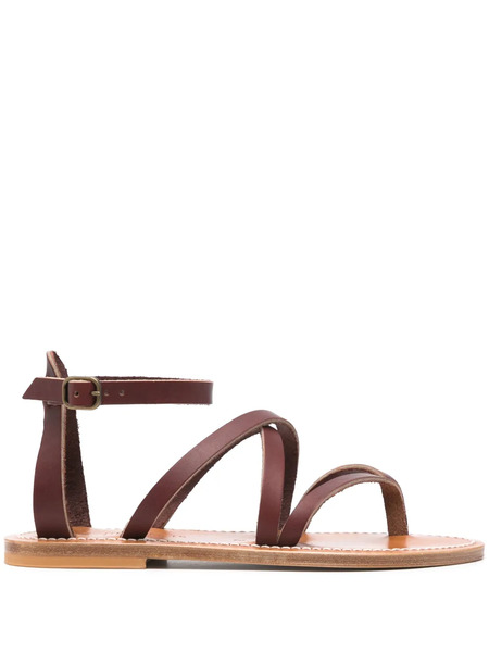  K. Jacques Epicure Round-toe Sandals - Brown 