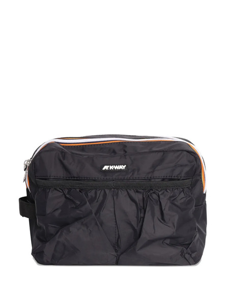  K-way Albas Zip-top Wash Bag - Black 