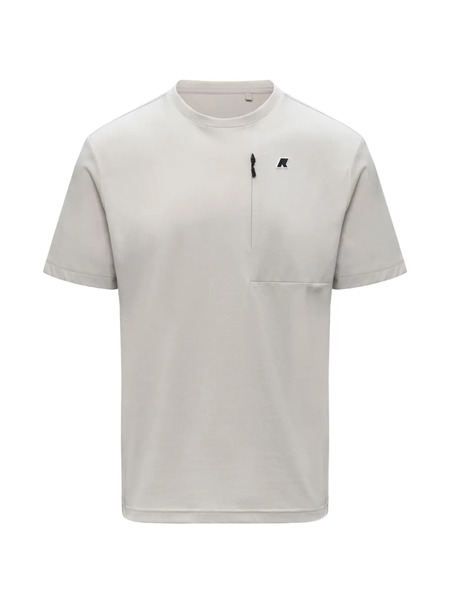  K-way Authion Zip Pocket T-shirt - Neutrals 