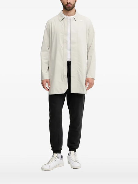  K-way Button-fastening Storm Jacket - Neutrals 