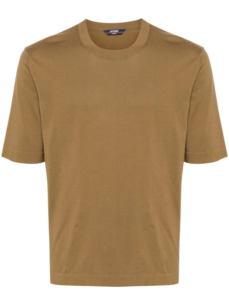  K-way Crew-neck Cotton Jumper - Brown 
