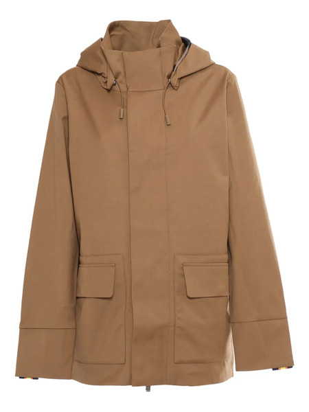  K-way Erhal Hooded Coat - Brown 