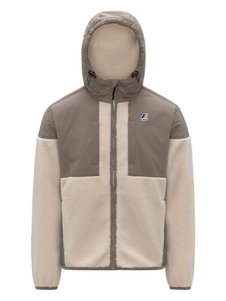  K-way Hooded Fleece Jacket - Neutrals 