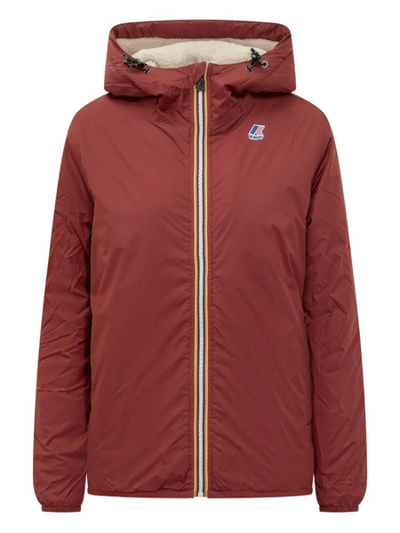  K-way Hooded Padded Jacket - Red 