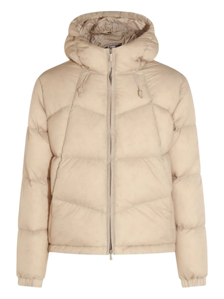  K-way Hooded Puffer Jacket - Neutrals 