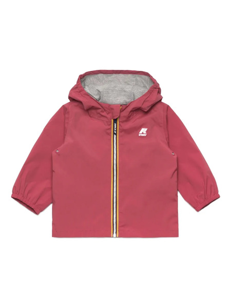  K-way Hooded Zip-front Jacket - Pink 