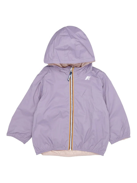  K-way Hooded Zip-front Jacket - Purple 