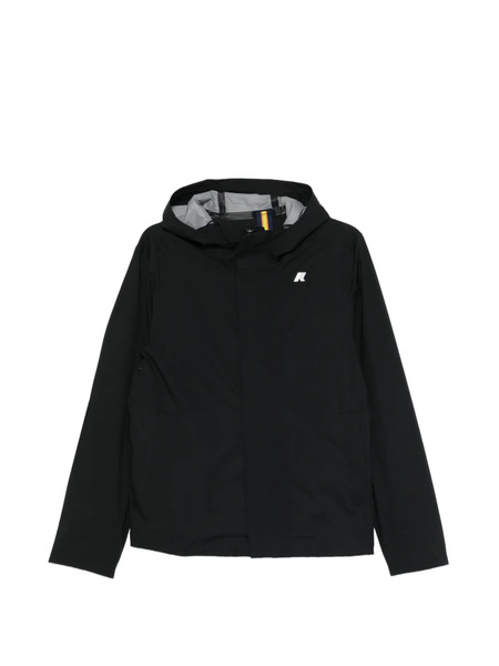  K-way Jacko Hooded Logo Jacket - Black 