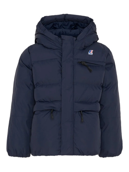  K Way Kids Hooded Jacket - Blue 