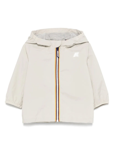  K Way Kids Hooded Jacket - Neutrals 