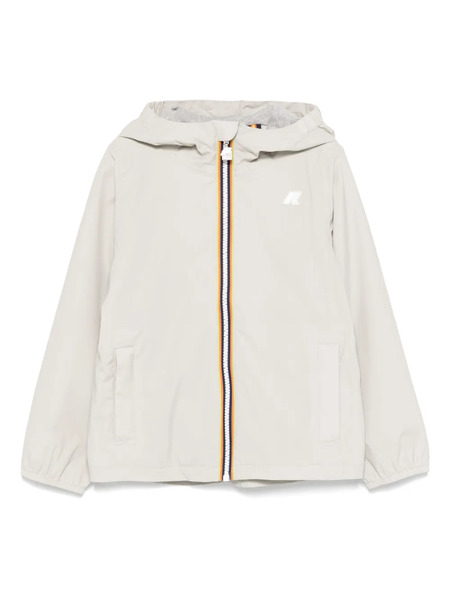  K Way Kids Hooded Jacket - Neutrals 