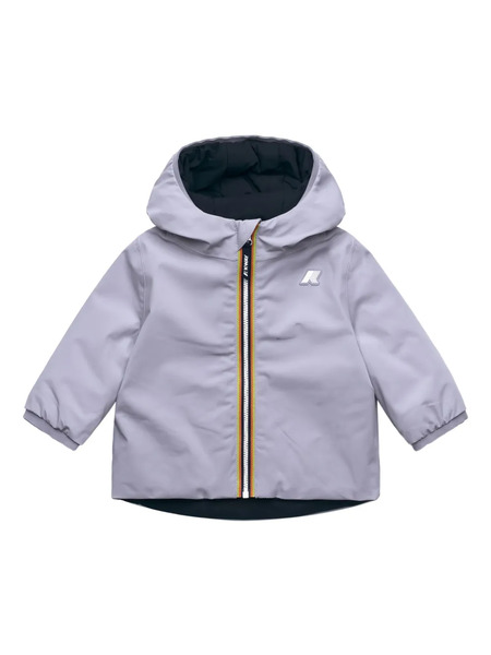 K Way Kids Hooded Jacket - Purple 