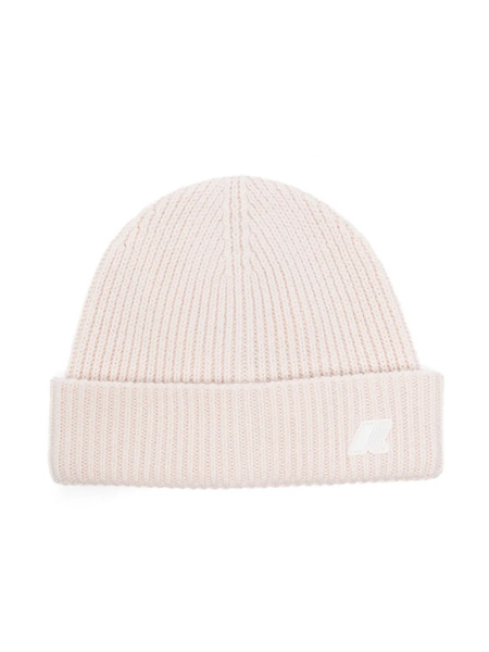  K Way Kids Logo-appliqué Beanie - Neutrals 