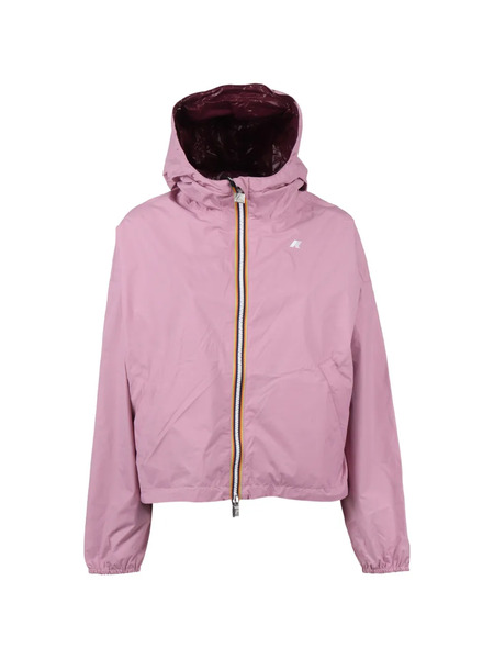  K-way Laurette Double Hooded Jacket - Pink 