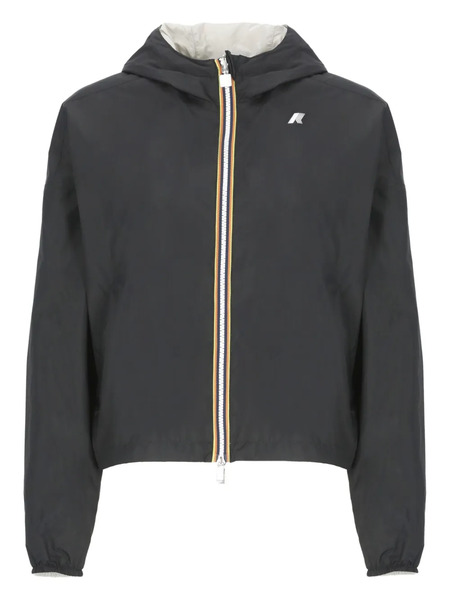  K-way Laurette Plus.2 Hooded Reversible Jacket - Black 