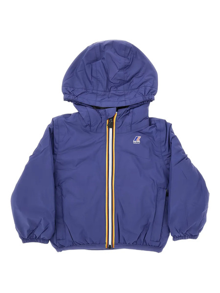  K-way Le Vrai 3.0 Claude Hooded Jacket - Blue 