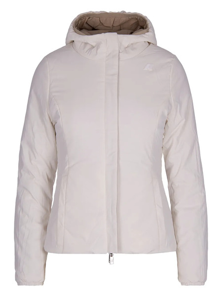  K-way Lily Hooded Zip-front Jacket - Brown 
