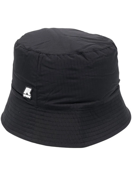  K-way Logo-patch Bucket Hat - Black 