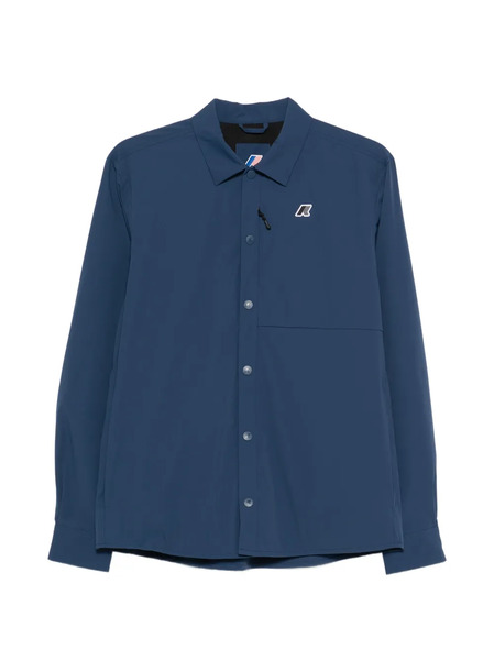  K-way Logo-patch Overshirt - Blue 
