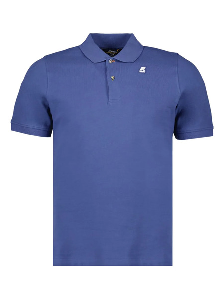  K-way Logo-patch Polo Shirt - Blue 