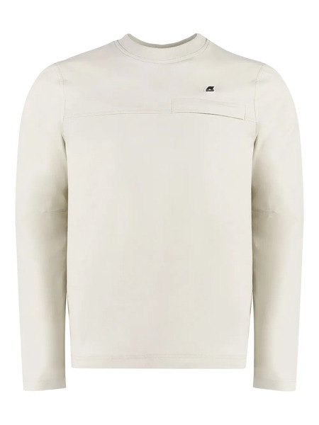  K-way Logo-patch Sweatshirt - Neutrals 