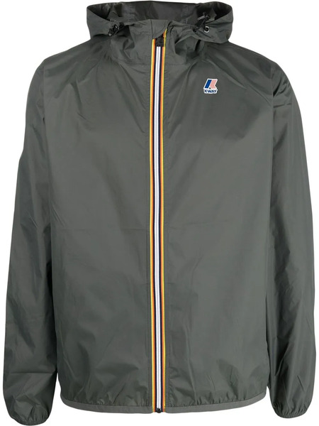 K-way Logo-print Hooded Jacket - Green 