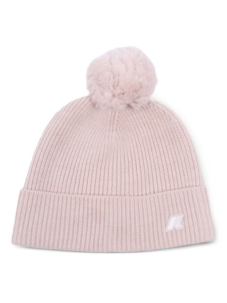  K-way Ribbed Pom-pom Beanie - Neutrals 