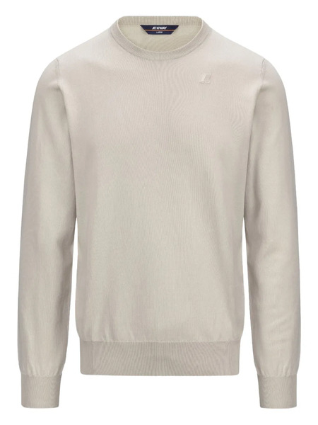  K-way Sebastien Ribbed Cotton Sweater - Neutrals 
