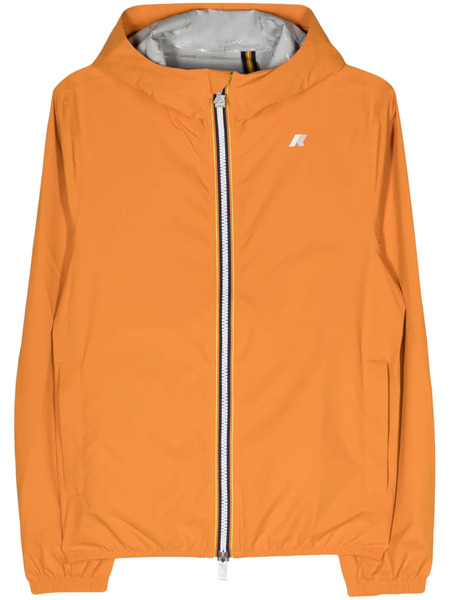  K-way Stretch Dot Lightweight Hooded Jacket - Orange 