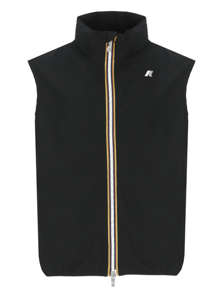  K-way Valen Zip-front Sleeveless Gilet - Black 