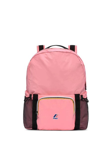  K-way Zip Pocket Backpack - Pink 
