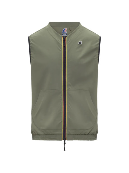  K-way Zip Sleeveless Coat - Green 