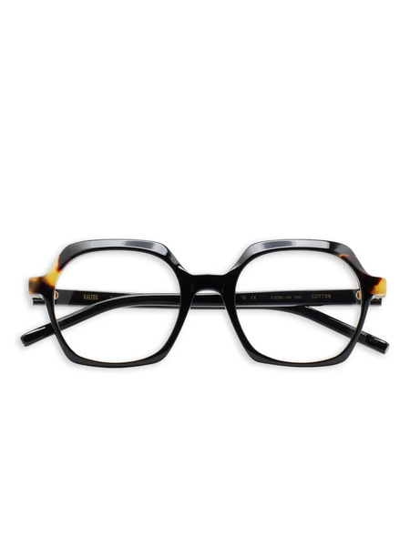  Kaleos Cotton Round-frame Glasses - Brown 