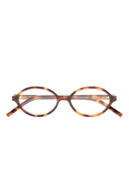  Kaleos Dottie Oval-shaped Glasses - Brown 