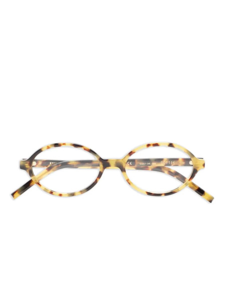  Kaleos Dottie Round-flame Glasses - Brown 