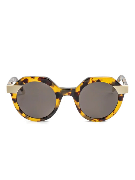  Kaleos Evers Geometric Sunglasses - Brown 