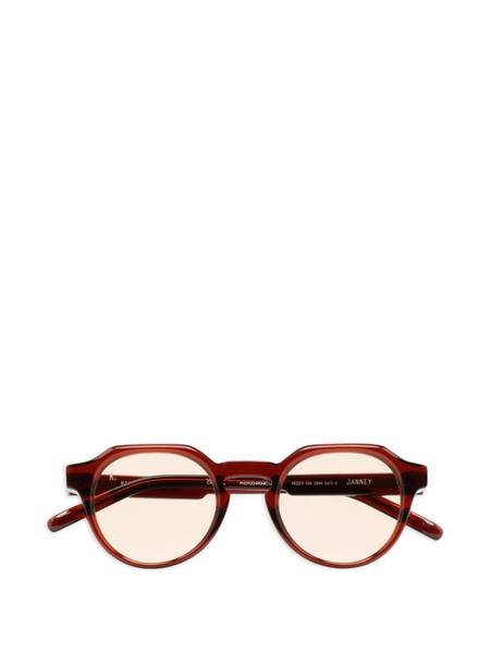  Kaleos Janney Geometric-frame Sunglasses - Brown 