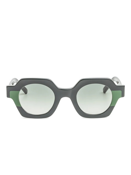  Kaleos Northcutt Geometric-frame Sunglasses - Green 