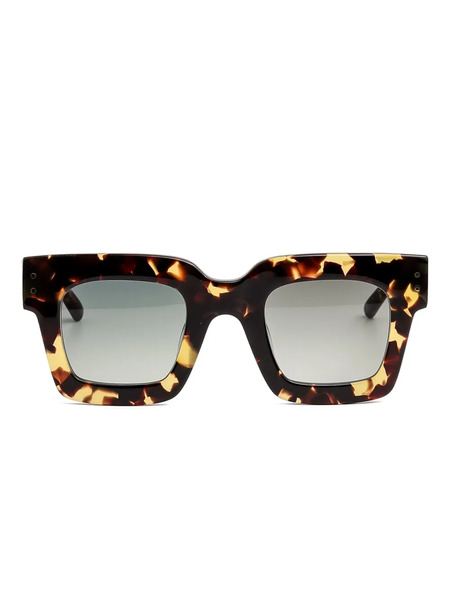  Kaleos Simone 3 Tortoiseshell Square Sunglasses - Brown 