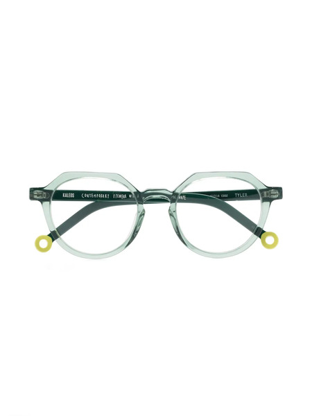  Kaleos Tyler 002 Round-frame Glasses - Green 