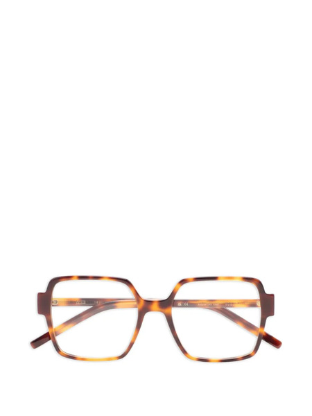  Kaleos Vogler Geometric-frame Glasses - Brown 