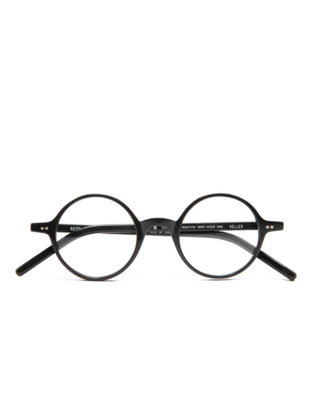  Kaleos Voller Round-frame Glasses - Black 