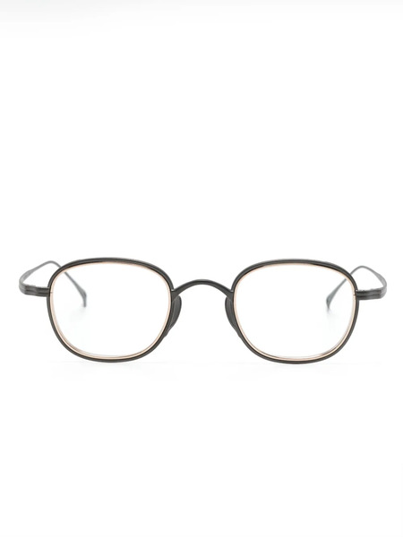  Kame Mannen Square-frame Glasses - Grey 
