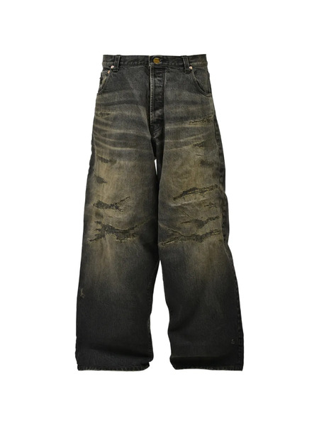  Kamiya Distressed-effect Jeans - Grey 