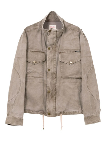  Kamiya Flap-pocket Denim Jacket - Grey 
