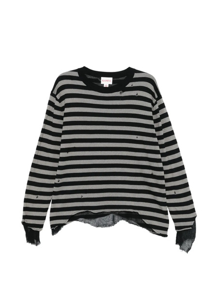  Kamiya Striped Sweater - Black 