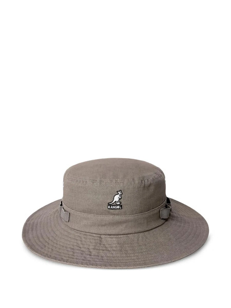  Kangol Logo-appliqué Sun Hat - Grey 