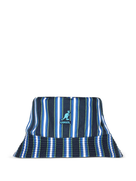  Kangol Striped Bucket Hat - Blue 