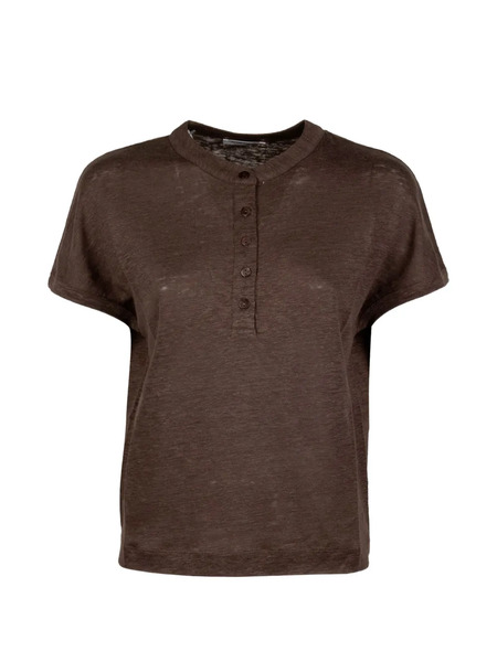  Kangra Buttoned T-shirt - Brown 