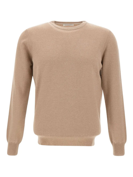  Kangra Crew-neck Ribbed Sweater - Brown 